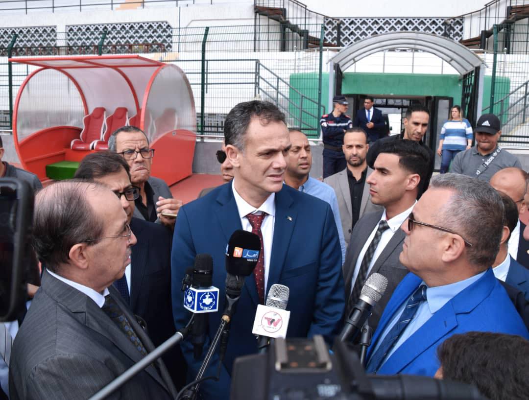 المرافق الرياضية عبر الوطن مكاسب يتوجب الحفاظ عليها وتثمينها وزير الشباب والرياضة عبد الرحمان حماد