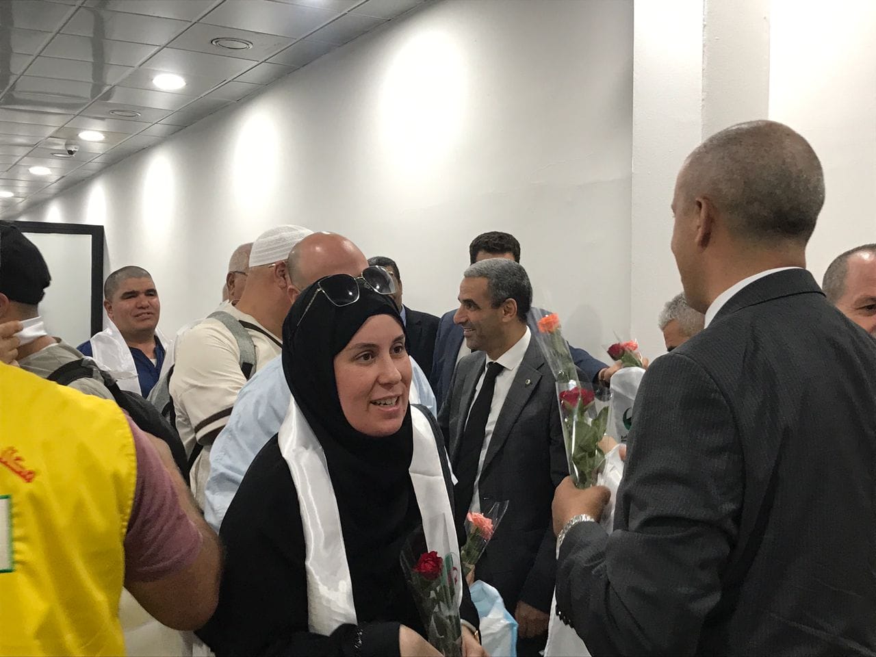 عودة أول فوج من الحجاج الجزائريين إلى أرض الوطن