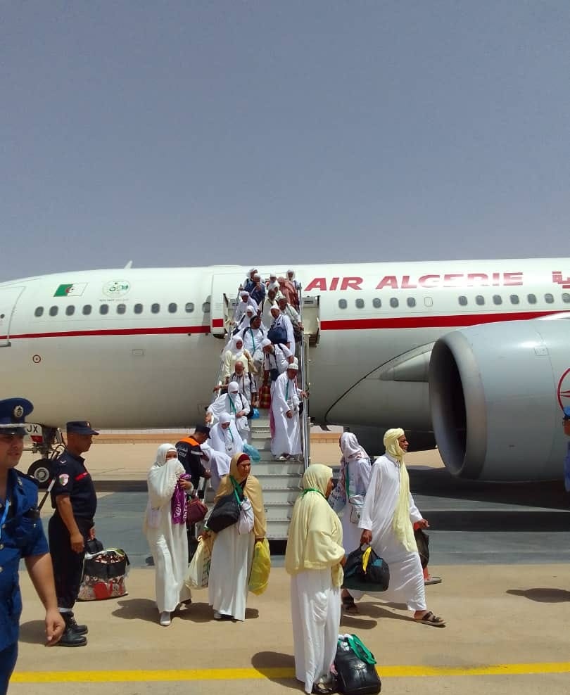 عودة أول فوج من الحجاج بورقلة