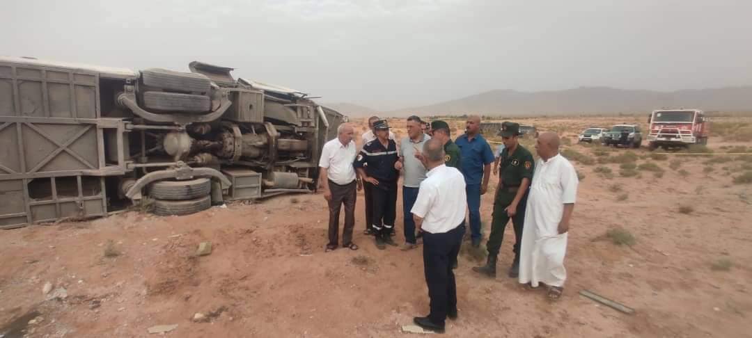 حادث مرور بالنعامة