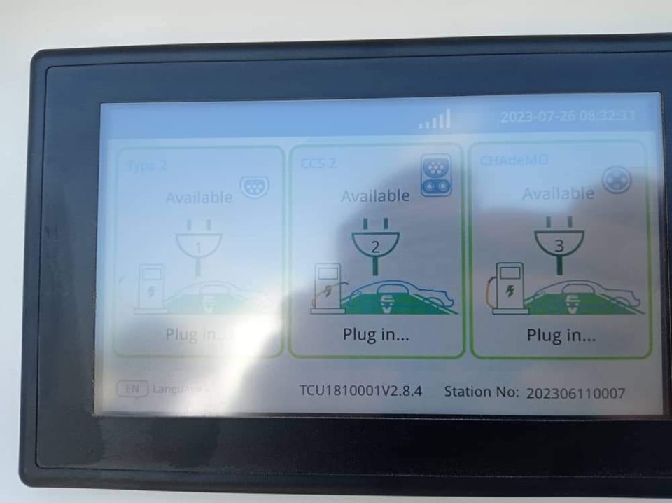 Voiture électrique.26.07.2023