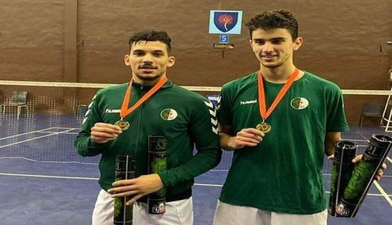 الريشة الجزائرية تحصد 8 ميداليات بينها ذهبيتان
