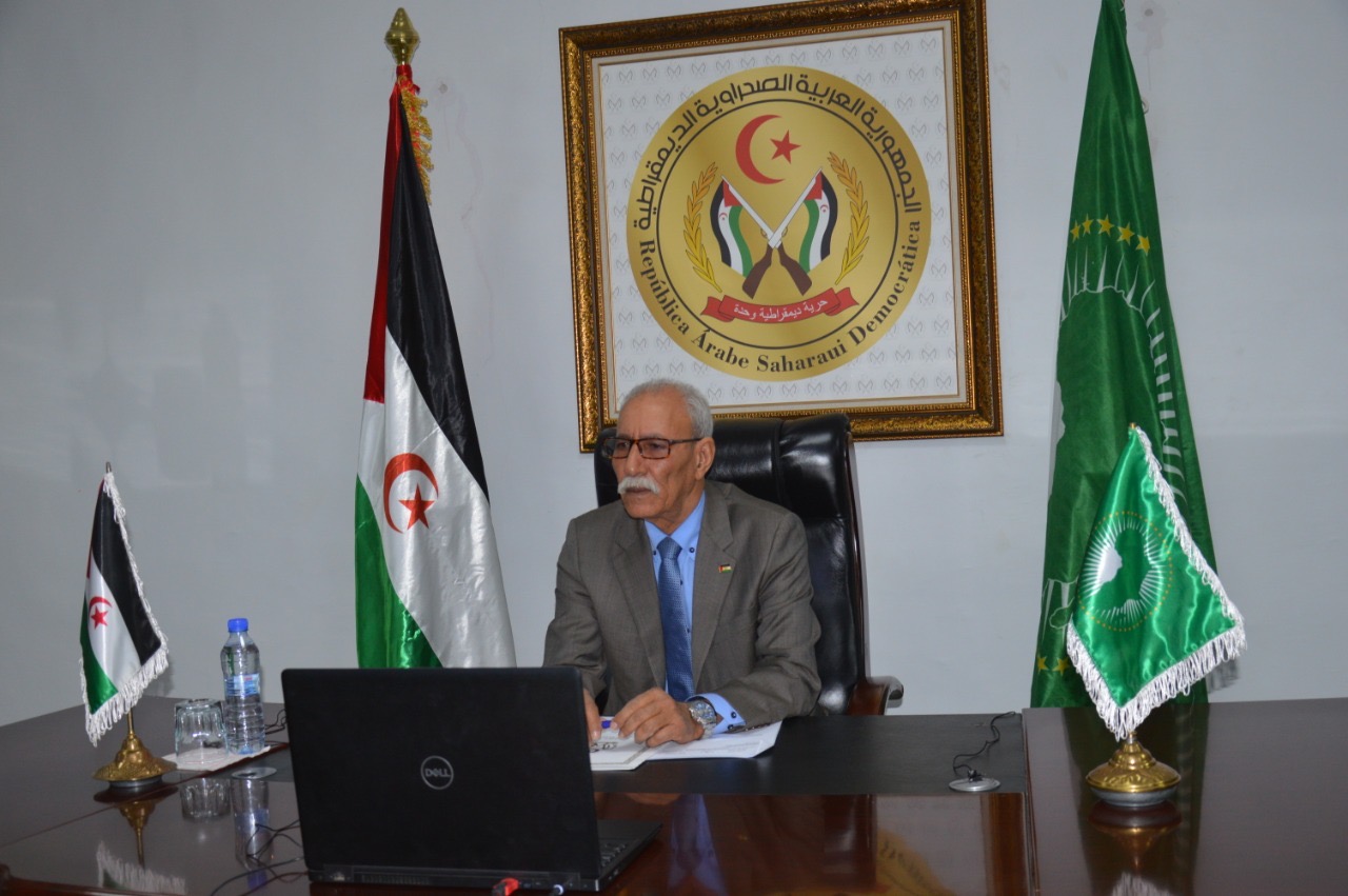 الرئيس الصحراوي ابراهيم غالي