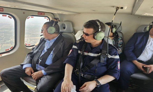 وزير الداخلية يعاين المناطق المتضررة من الحرائق ببجاية والبويرة