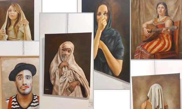 الفنان التشكيلي نبيل رحمون يعرض بالعاصمة بورتريهات تحكي جمال وأصالة التراث