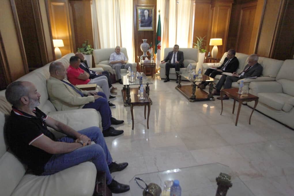 عرقاب لقاء مع ممثلي المجتمع المدني سكيكدة