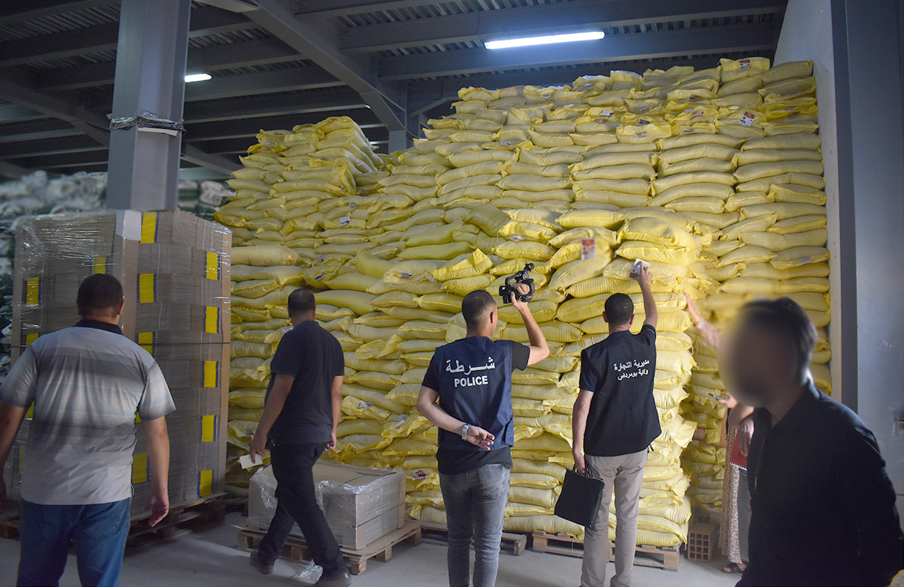 حجز كميات معتبرة من مادتي العدس والأرز وتوقيف شخصين ببومرداس