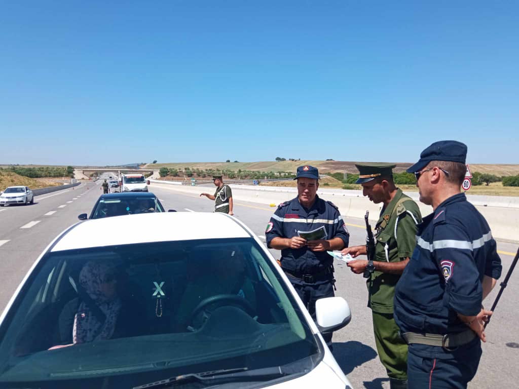 تجند تام لمصالح الدرك الوطني والحماية المدنية للحد من جوادث المرور