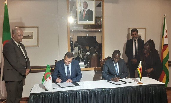 التوقيع على مذكرة تفاهم بين الجزائر وزيمبابوي لتطوير التعاون الثنائي في مجال الطاقة