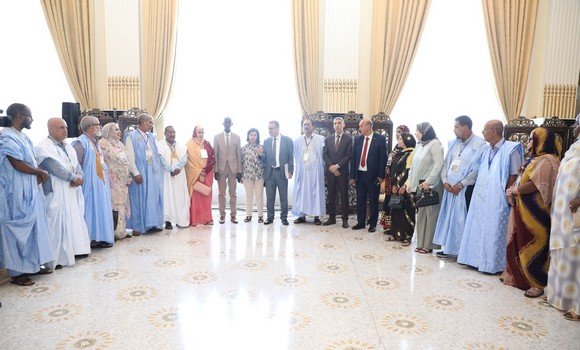 وفد عن المجلس الوطني الصحراوي يزور مقر مجلس الأمة