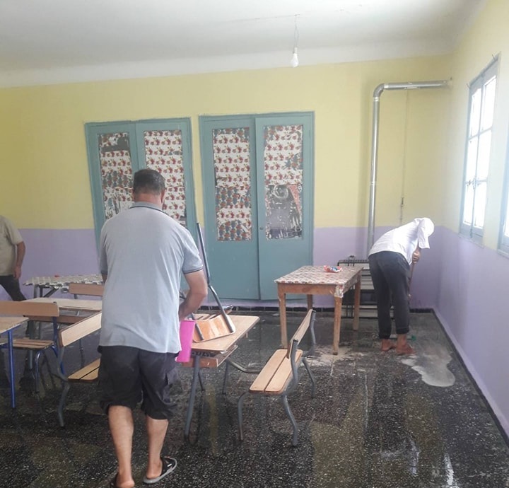 الحملة الوطنية لتنظيف المدارس