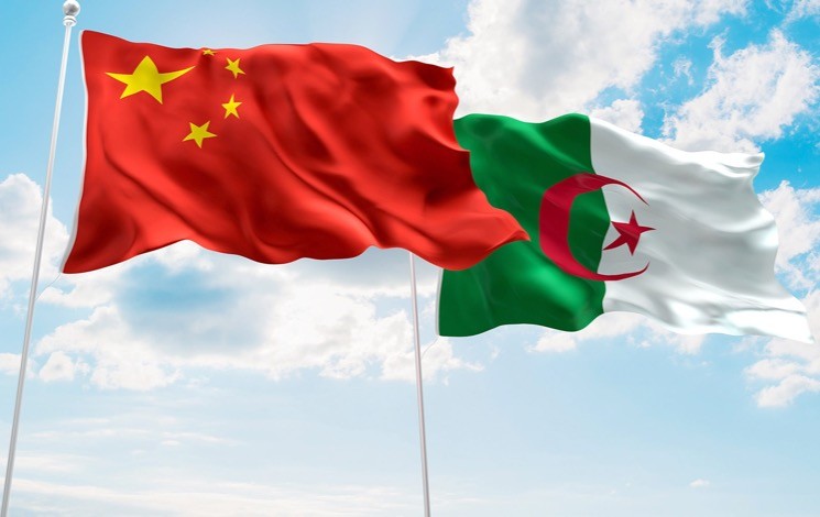 Algérie chine Drapeau