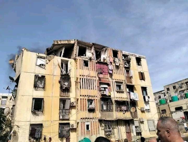 عنابة:12 مصابا في انفجار الغاز في حي طارق بن زياد ببلدية البوني