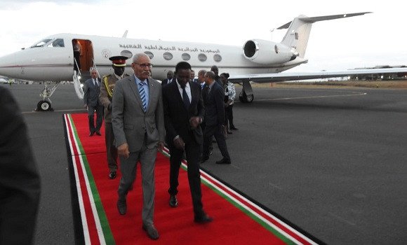 الرئيس الصحراوي إبراهيم غالي