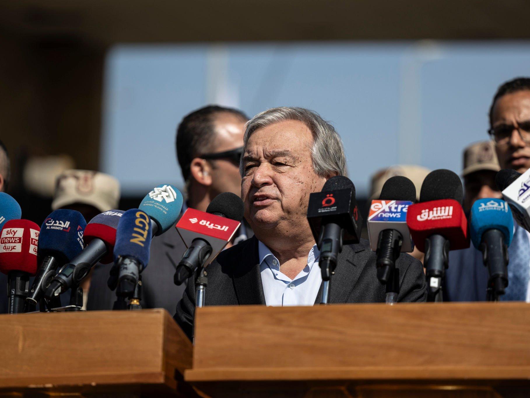 Antonio Guterres, SG de l'ONU