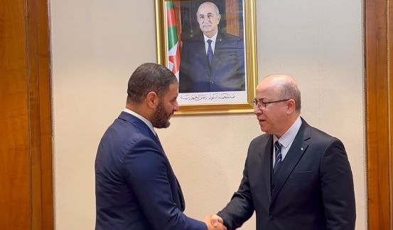 الوزير الأول يستقبل وزير الداخلية المكلف بحكومة الوحدة الوطنية لدولة ليبيا