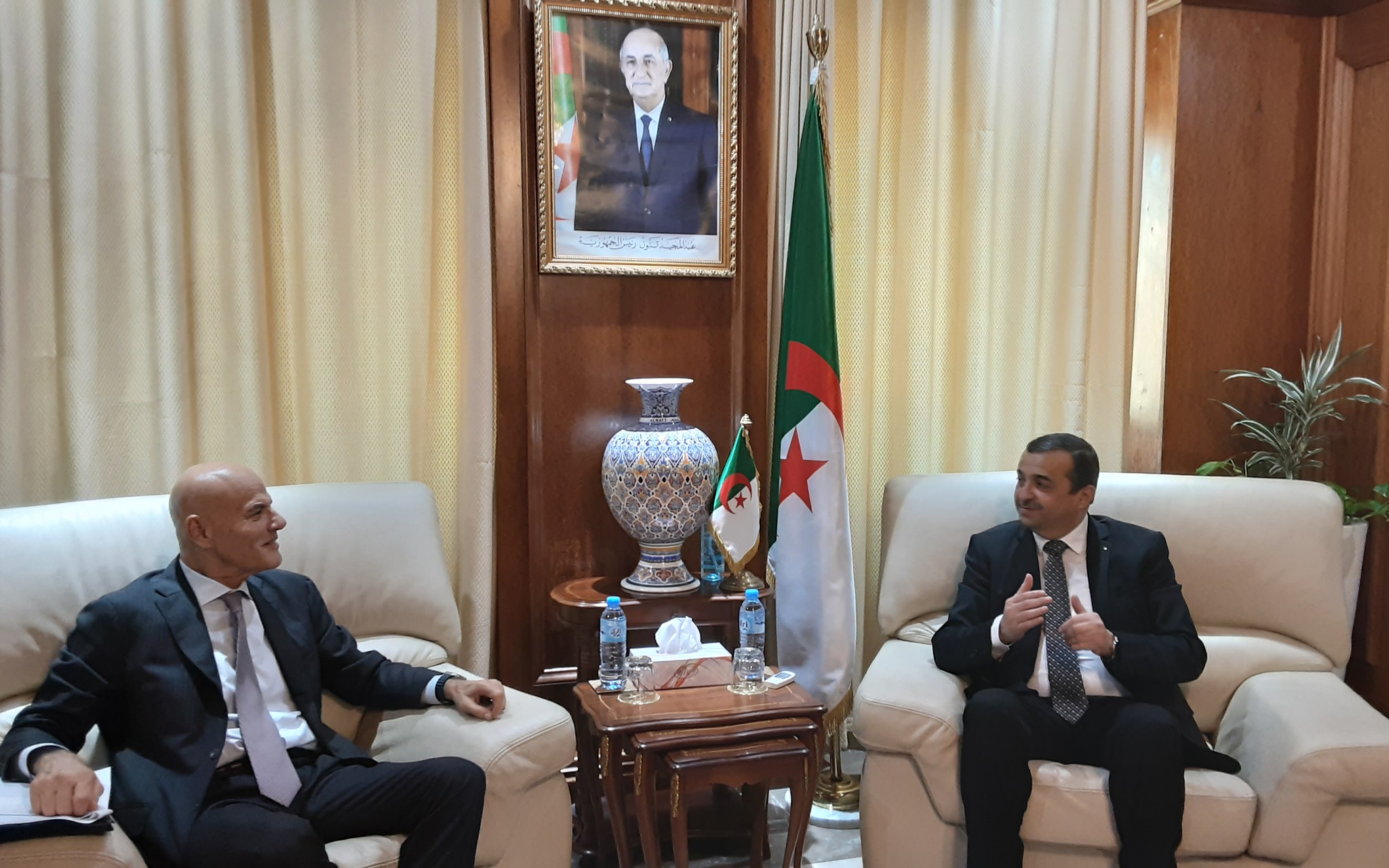 Arkab examine avec le Pdg d'Eni les perspectives de coopération énergétique