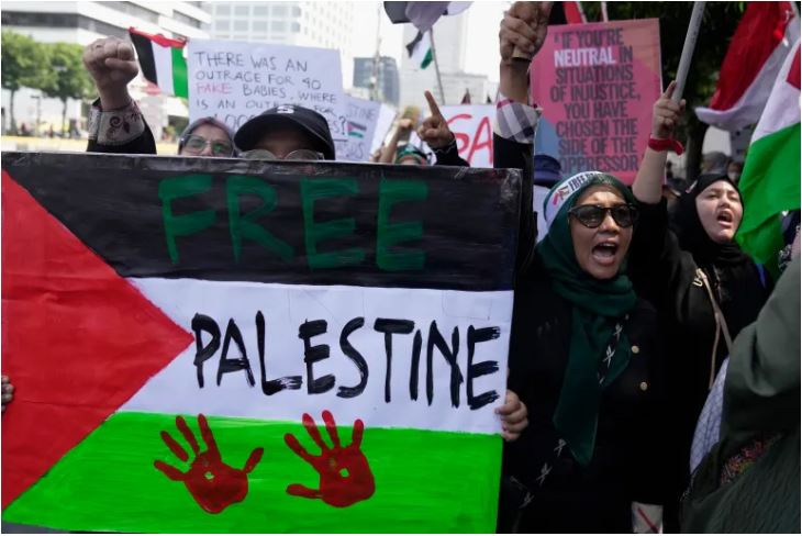 مسيرات التضامن عبر العالم