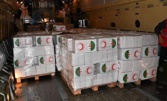 مساعدات الجزائر لغزة