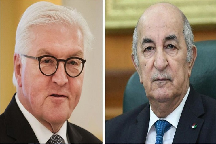 الرئيسان الجزائري والألماني