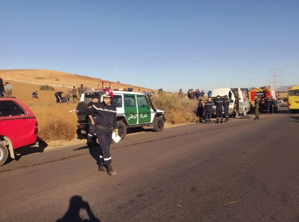 حادث حريق شاحنة بوهران: ارتفاع حصيلة الوفيات إلى 8 أشخاص