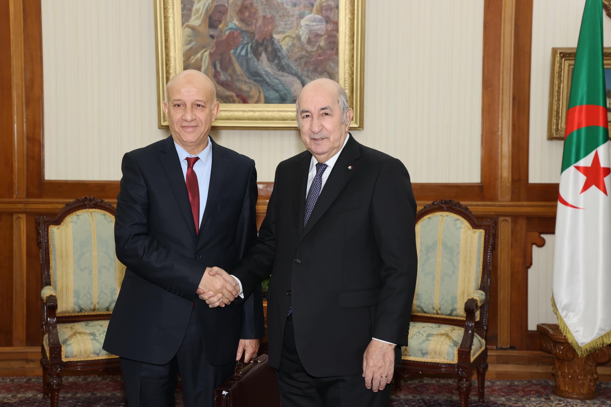 رئيس الجمهورية والأمين العام الأفالاني الجديد