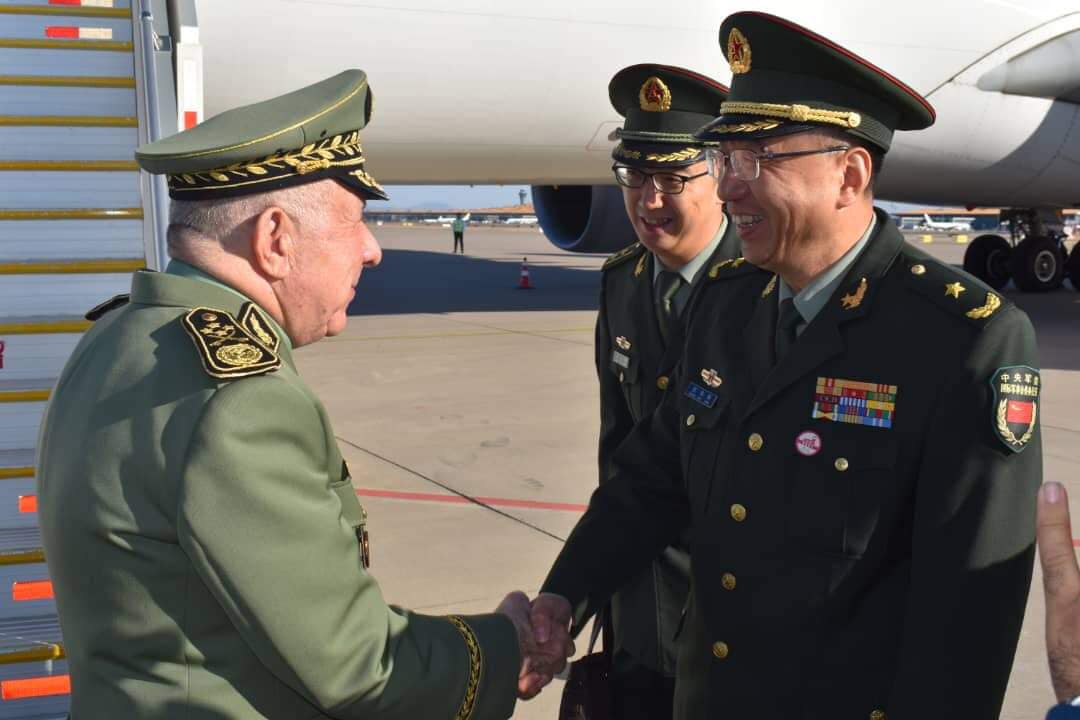 وصول شنقريحة إلى الصين