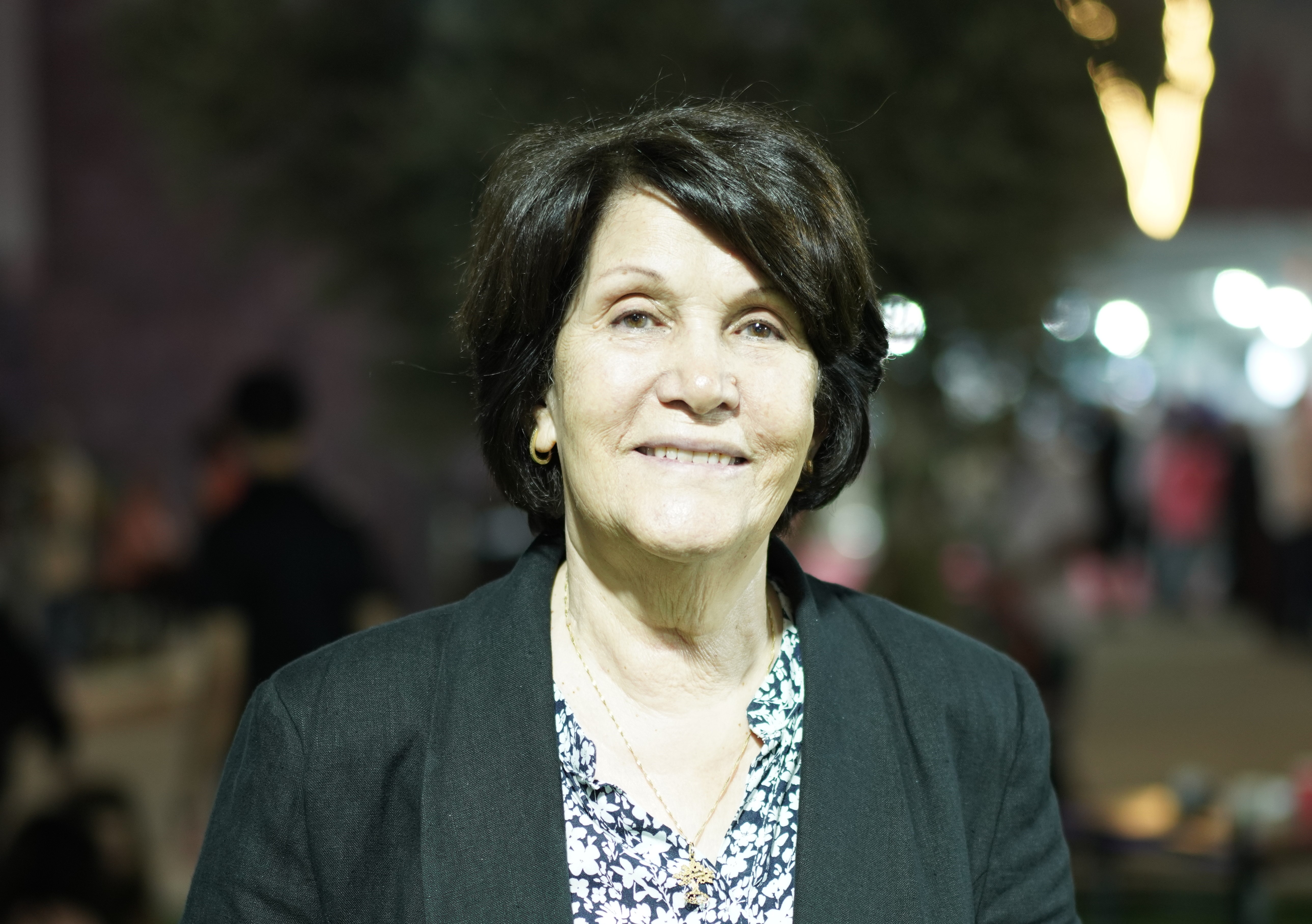 عضو المكتب السياسي للجبهة الديموقراطية لتحرير فلسطين الأستاذة ماجدة المصري