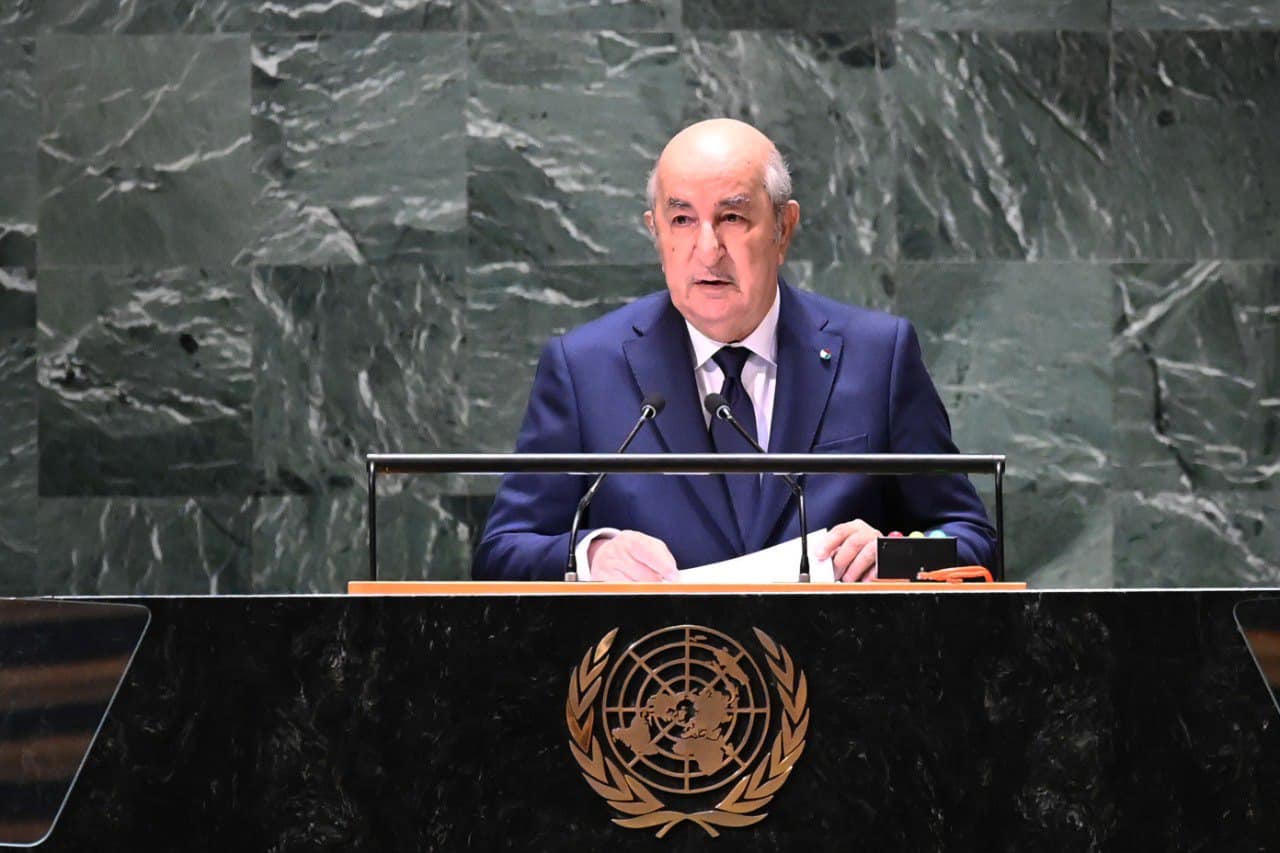 تبون في الامم المتحدة