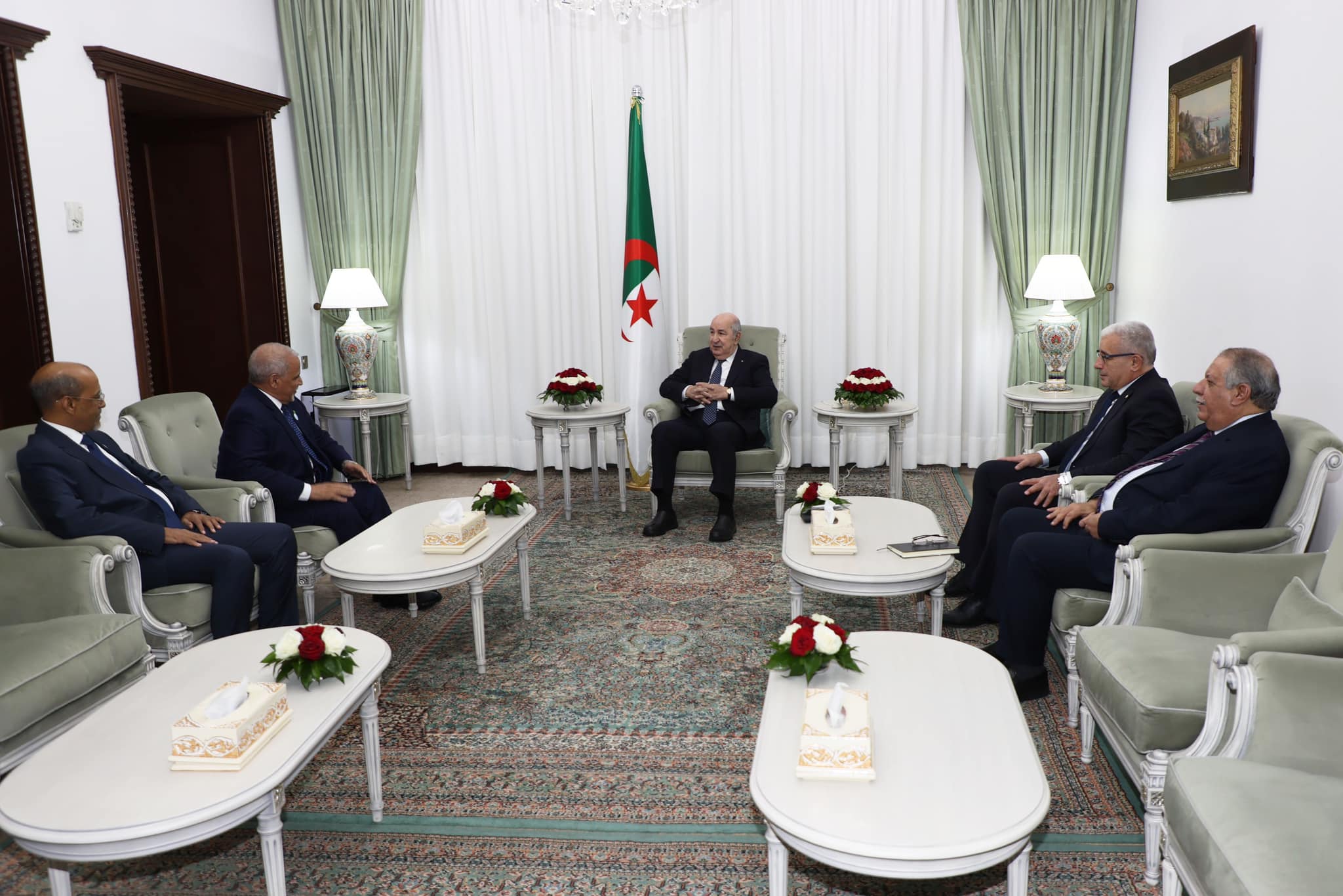 رئيس الجمهورية يستقبل رئيس الجمعية الوطنية الموريتانية