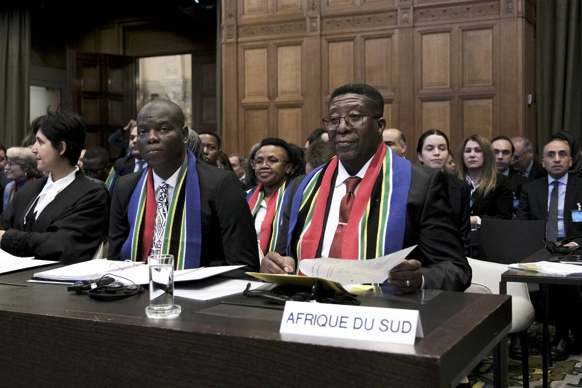 Les avocats sud africains à la CIJ
