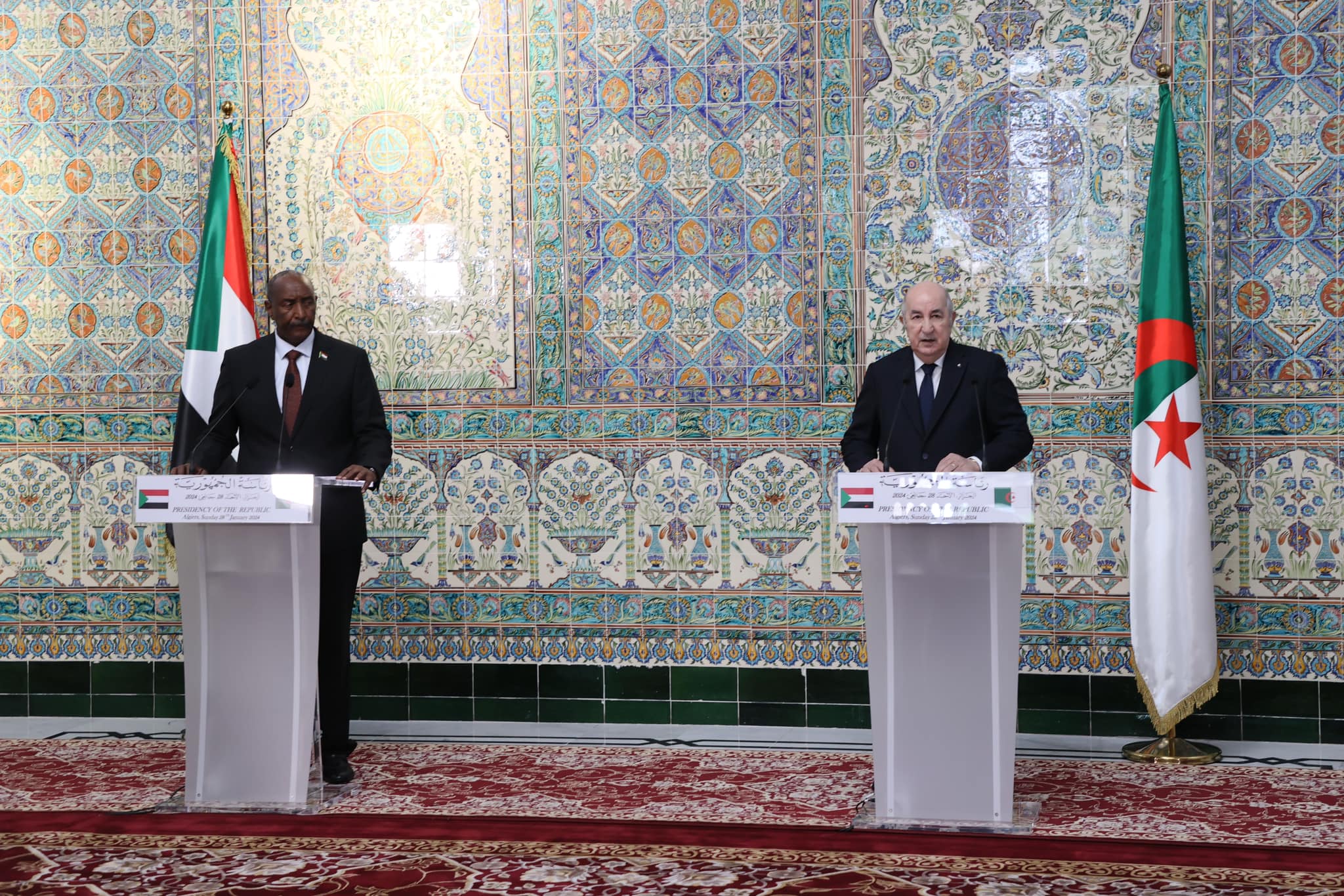 Déclaration de presse.28.01.2024