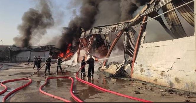 حريق تلمسان