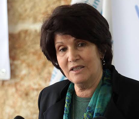 عضو المكتب السياسي للجبهة الديموقراطية لتحرير فلسطين ماجدة المصري