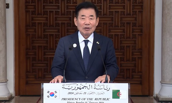Le président de l'Assemblée nationale de la République de Corée, Kim Jin-Pyo