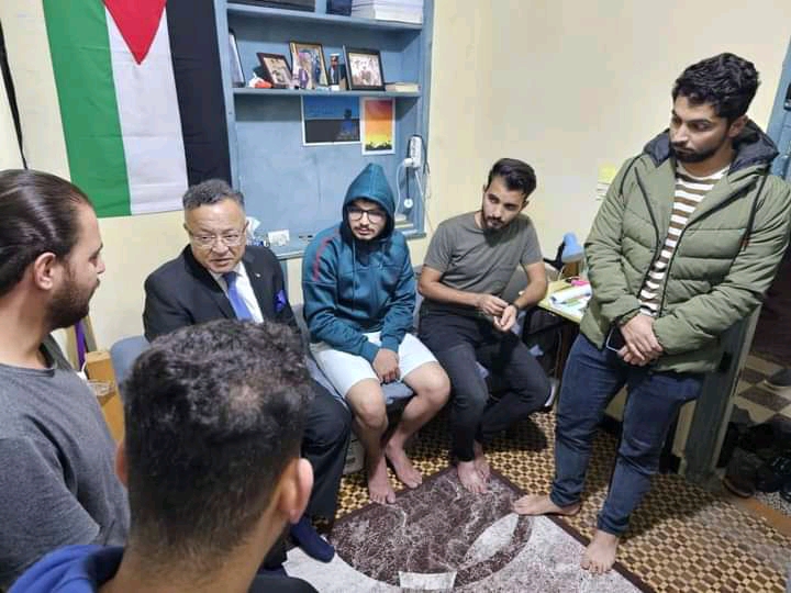 الطلبة الفلسطينيين بالجزائر