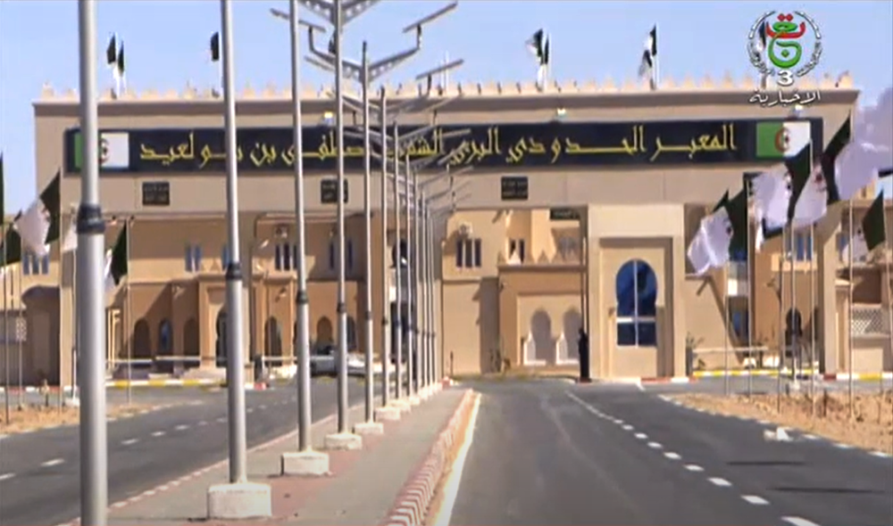 Poste frontière alégro-mauritanien à Tindouf