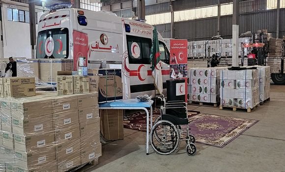 العملية التضامنية للهلال الاحمر الجزائري الخاصة بشهر رمضان