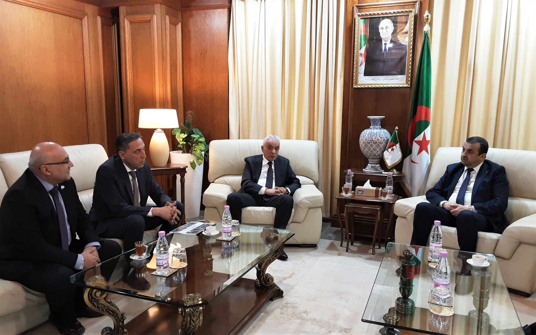 عرقاب يستقبل رئيس شركة " إتي باكير"