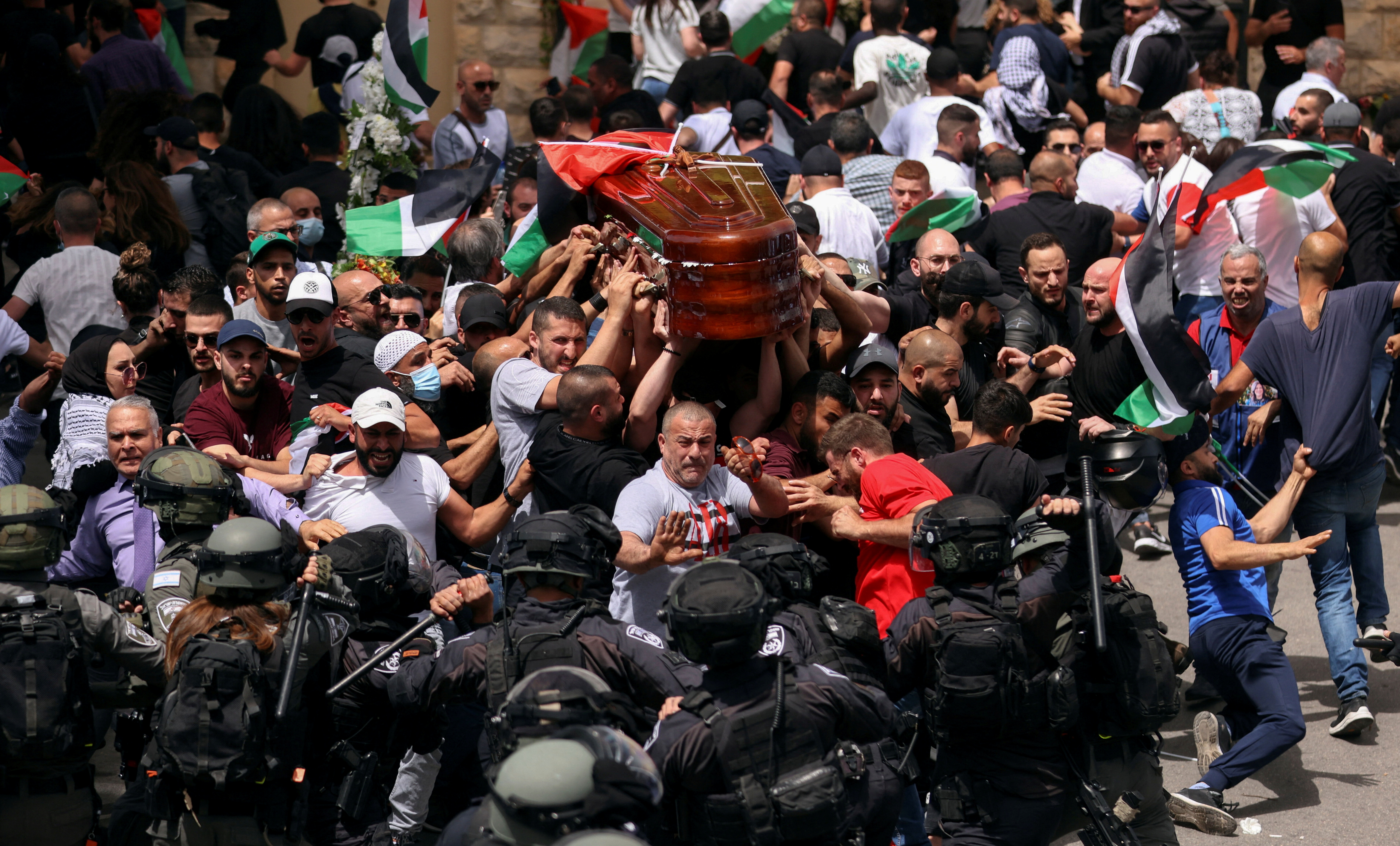 ghaza cortège funèbre