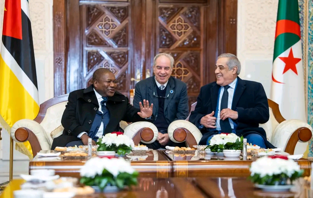 Le président du Mozambique Filipe Jacinto Nyusi en visite d'amitié à Alger