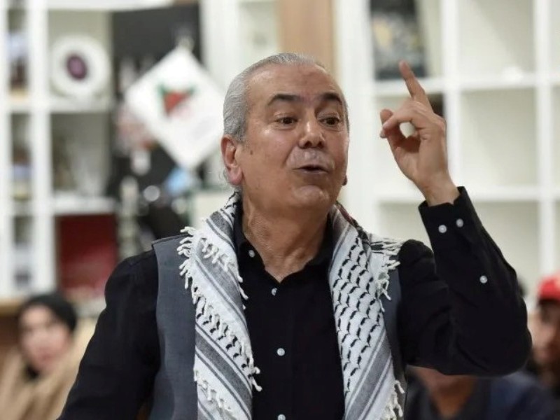 L’artiste palestinien Ghenam Ghenam