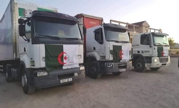 مساعدات إلى سكان رقان