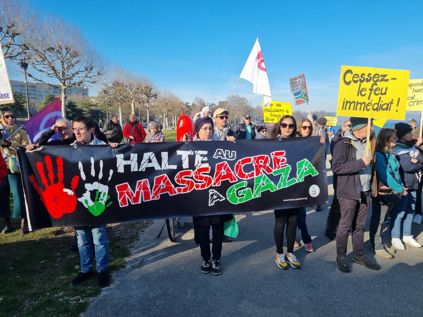Manifestation en soutien à la Palestine