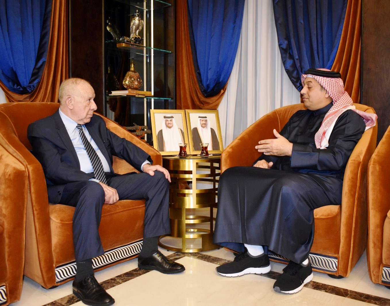 السيد الفريق أول السعيد شنقريحة، رئيس أركان الجيش الوطني الشعبي يواصل زيارة الرسمية إلى دولة قطر