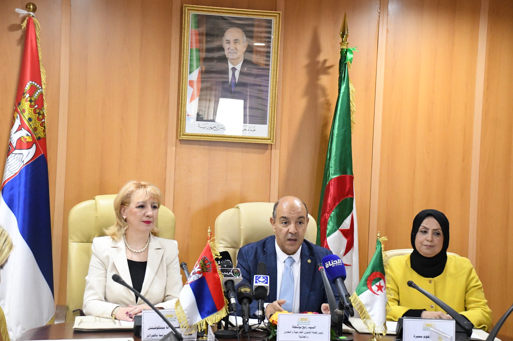 المجموعة البرلمانية الجزائرية الصربية
