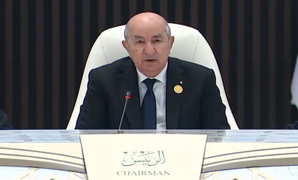 الرئيس تبون في افتتاح قمة الغاز