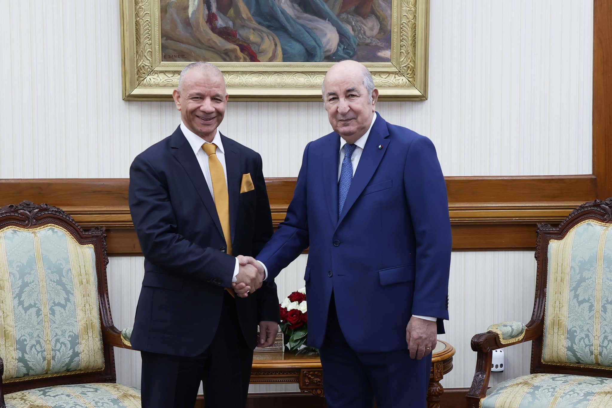 الرئيس تبون ورئيس حركة البناء