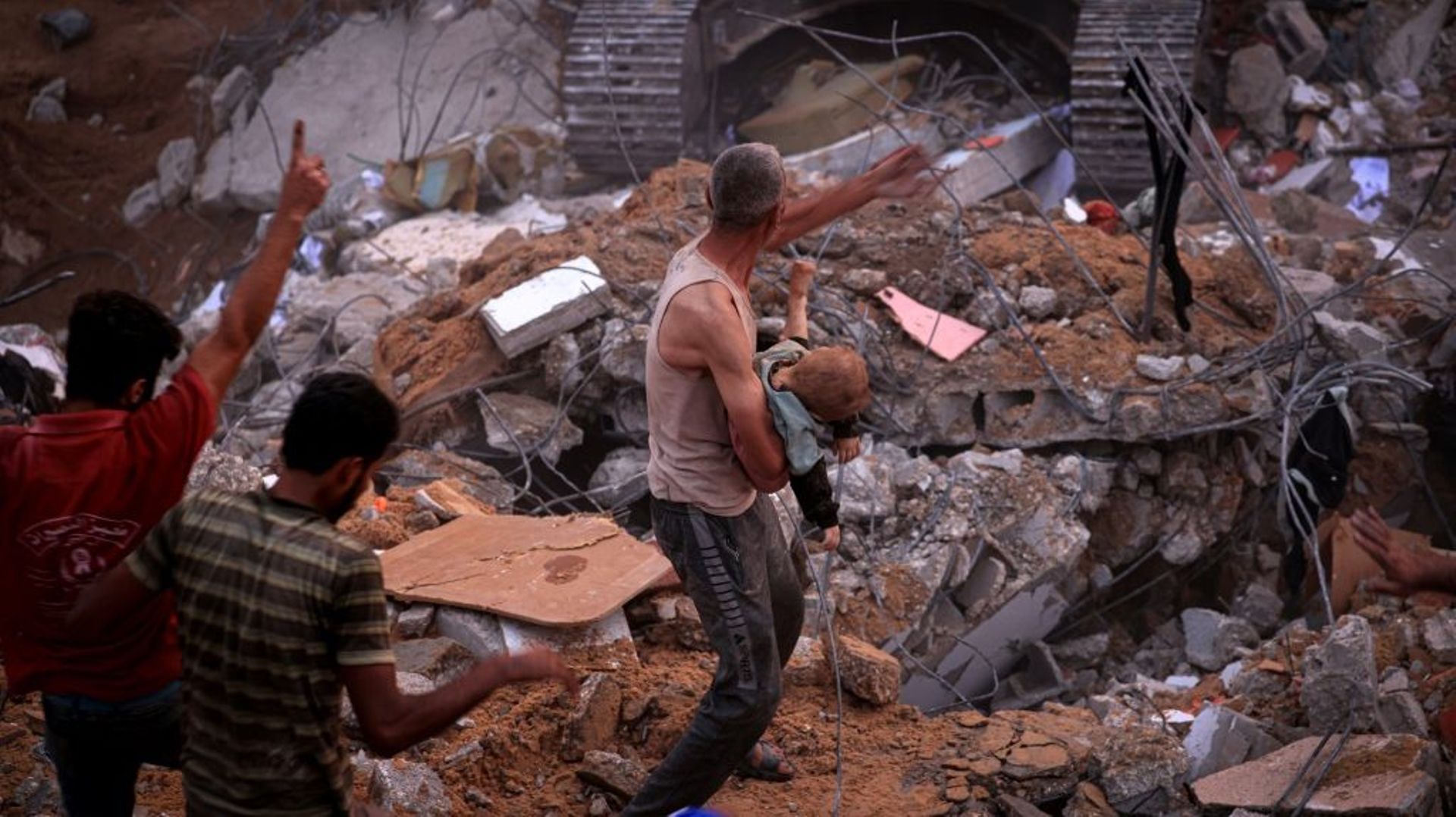 Ghaza bombardée