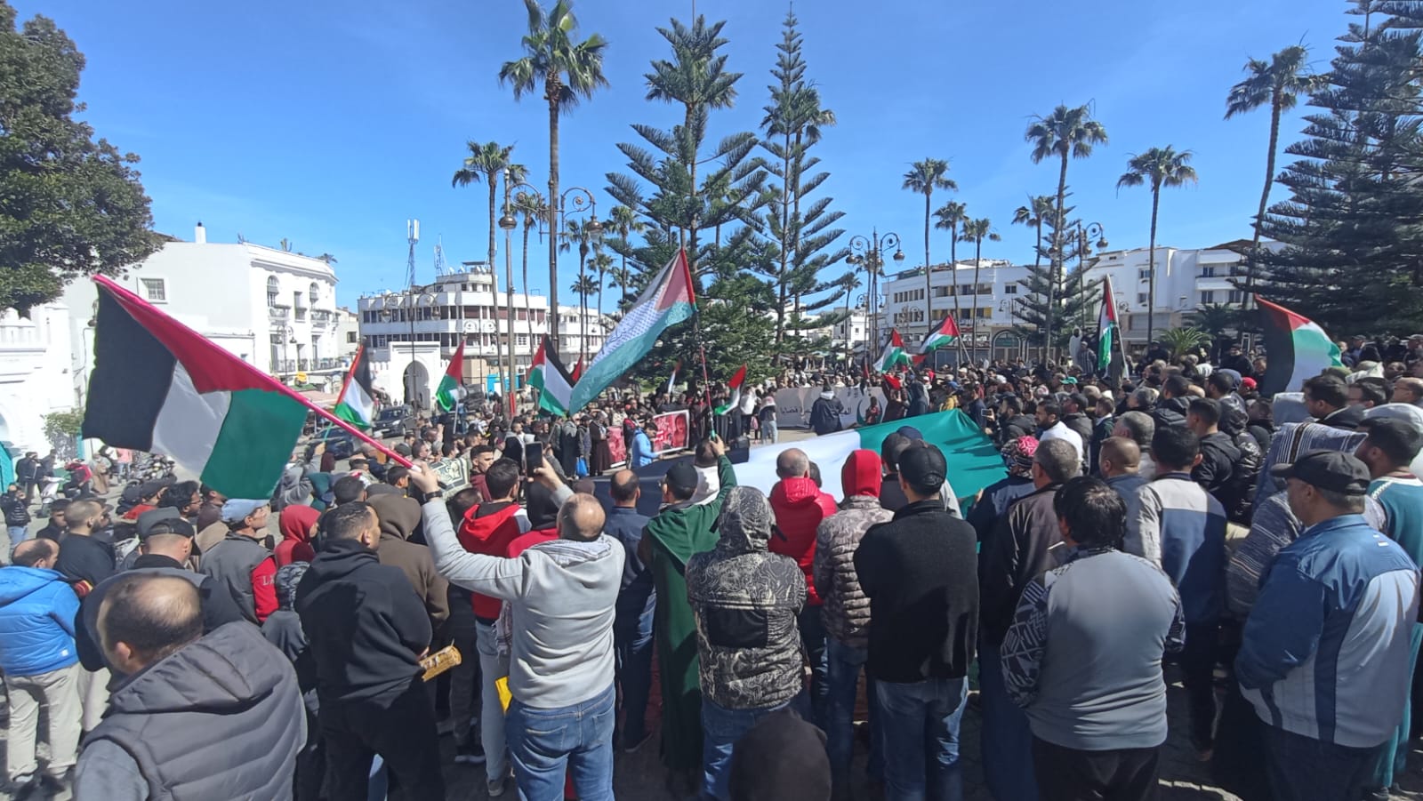 المغرب : وقفات احتجاجية رفضا لسياسة التجويع في غزة